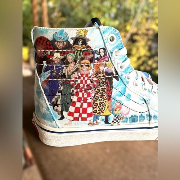 Vans One Piece x SK8-HI 'Punk Hazard' VN0007NS448 Size 5.5 Men 7 Women - Picture 6 of 16